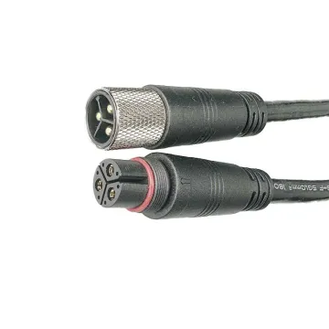 M16 waterproof cable with high current connector