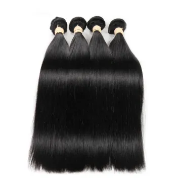 BIS Silk straight wave the length 8 to 28inches remy hair bundles raw virgin human free sample Brazilian cuticle aligned hair