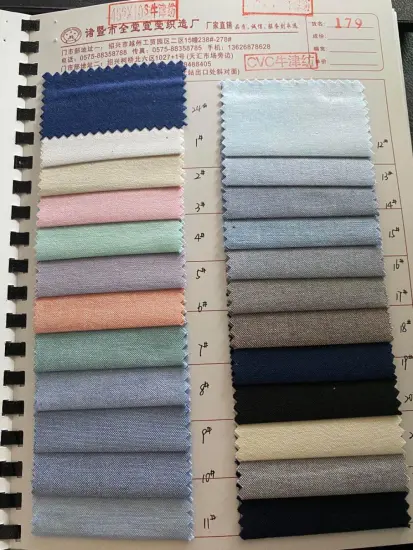 CVC Oxford Shirt Fabric