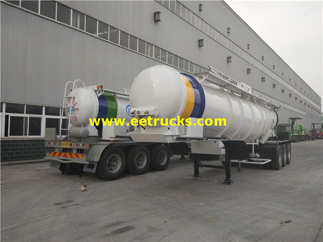 H2SO4 Delivery Tank Semi-Trailer