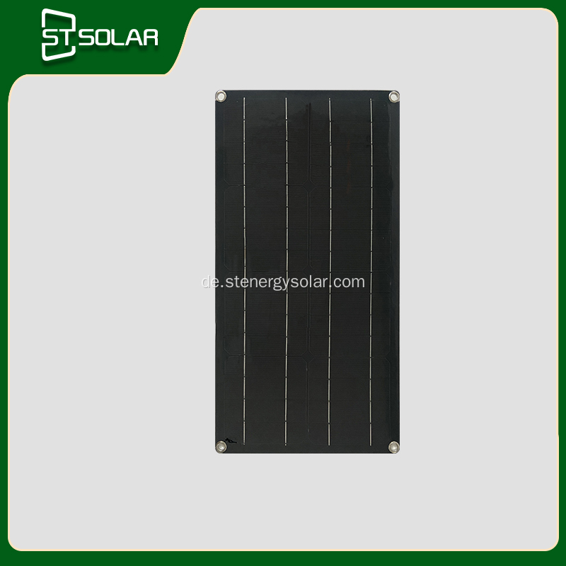 25W Black Solar Flex Panel