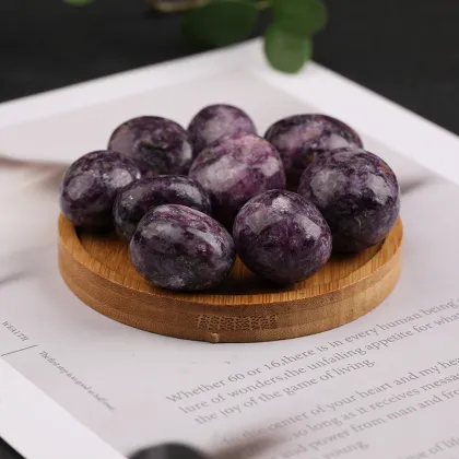 Wholesale Mother of Purple Cloud Crystal Stone Feng Shui Decorations