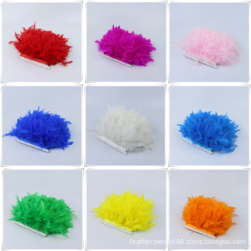 Wholesale Turkey Feather Trim Decorations: Bridal Stage Skirts, Clothing Accessories, and Fabrics