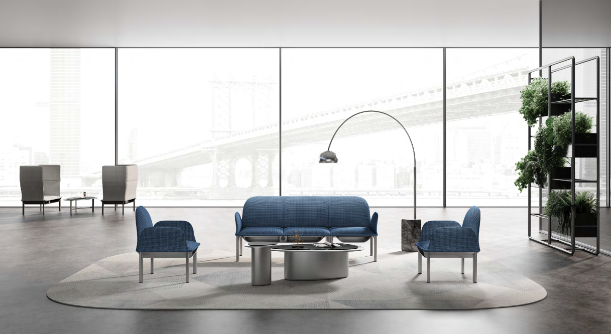 Hotel furniture lobby sofa office reception a