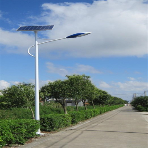 8 meters street light pole with LED lamps