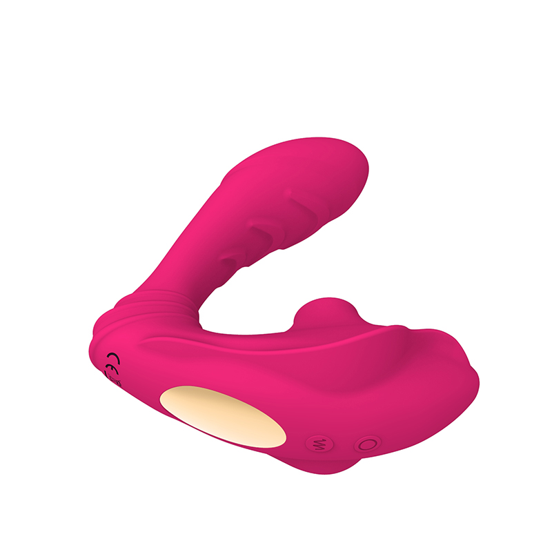 Silicone G-spot Magenta Vibrating Wand