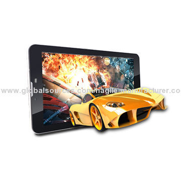 7-inch MTK6572 Dual-core 3G Android Tablet PC with FM/GPS/Bluetooth/2xSIM Card Slots