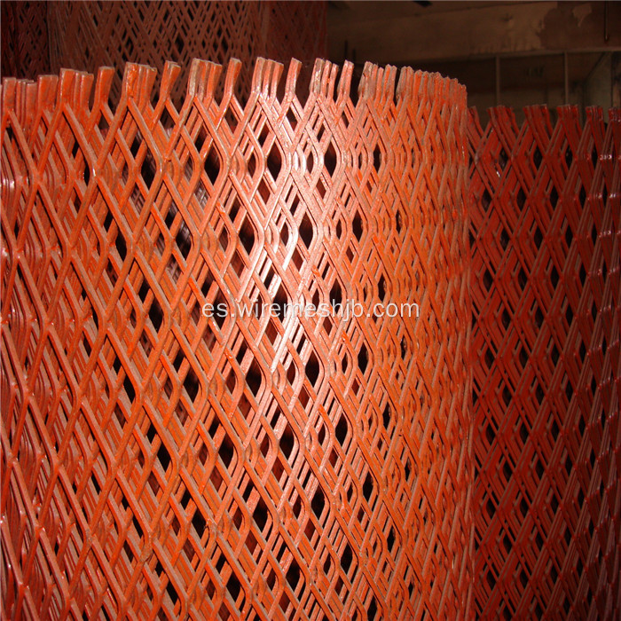 Malla de metal expandido rojo grueso de 1,2 mm