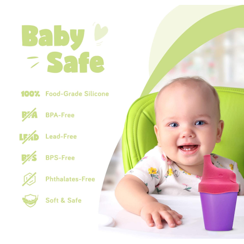 Tampas personalizadas do copo de Silicone Sippy