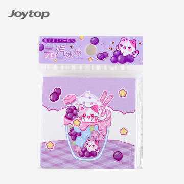 Joytop 1140 Wholesale Animal Ice Cream Shaped Memo Pads for Students