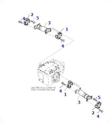 Joint HM400-1 universal joint 56В-20-31110