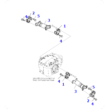 Joint HM400-1 universal joint 56В-20-31110