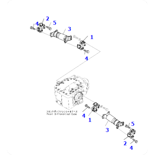 Joint HM400-1 universal joint 56В-20-31110