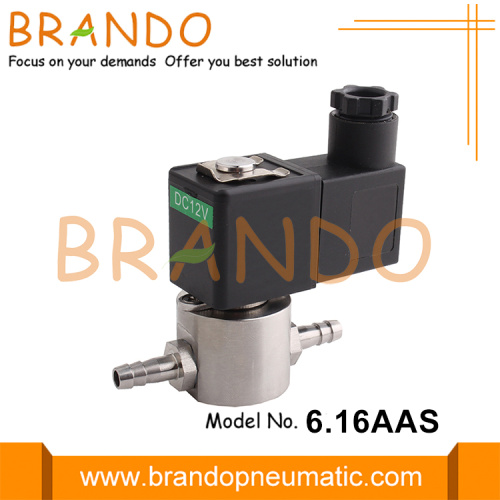 6,5 mm de tuyau Barb Anti-corrosion Isolement Solenoïde