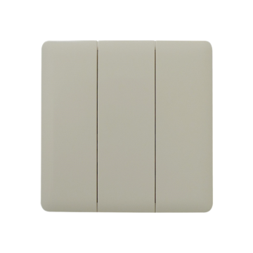 16A 3 Gang 1 Way Big Button Switch and Socket