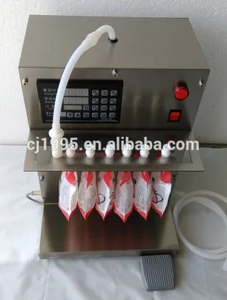 peanut milk spout pouch doypack filling machine