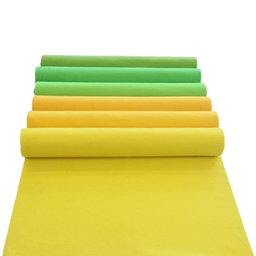 Eco-Friendly Felt Roll green polyester Christmas felt Manufactory