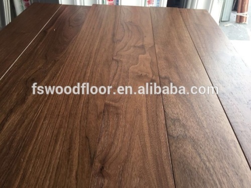 brushed natural oiled American walnut engineered flooring