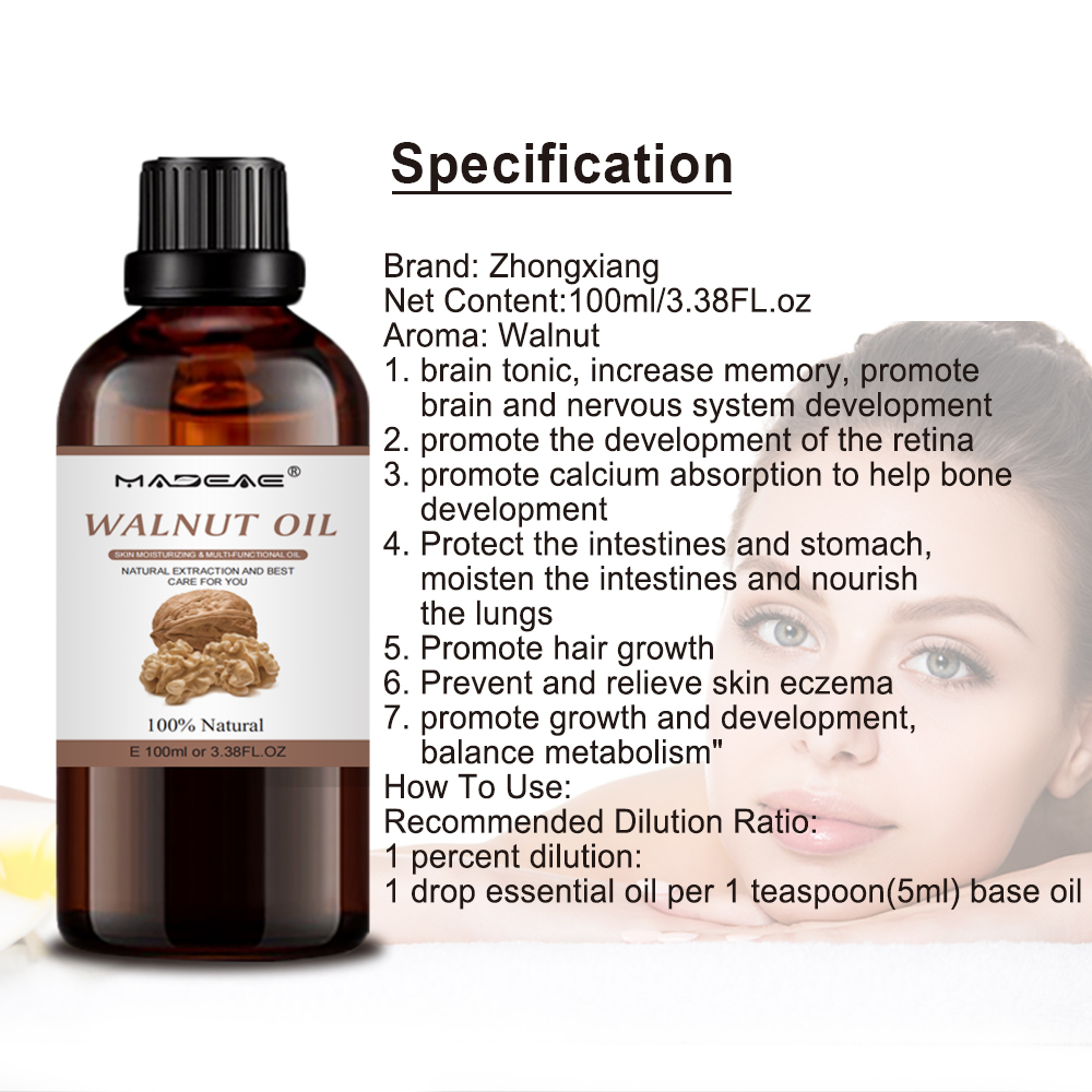 wholesale top natural walnut oil increase memory haircare