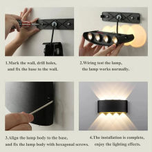 Wall Mounted Corridor Sconces Light Aluminum 6w Led