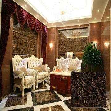 Foshan factory floor tile dark brown ceramic tiles, carrara marble tile, marble porcelain tile