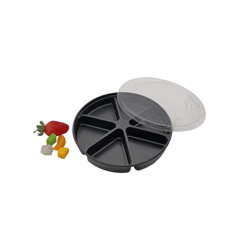 Thermoformed Round Nut Food Blister Plastic Tray