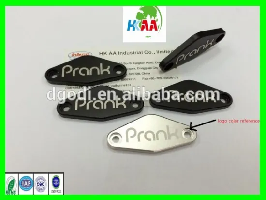 Custom Metal Logo Badge Metal Label Sticker Label Badge