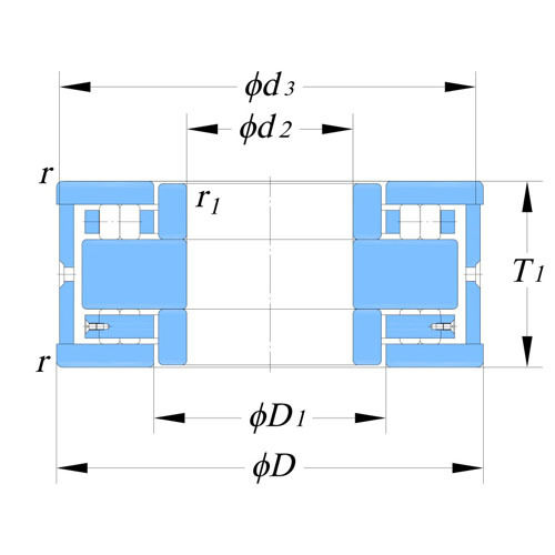 双向推力圆柱滚子轴承