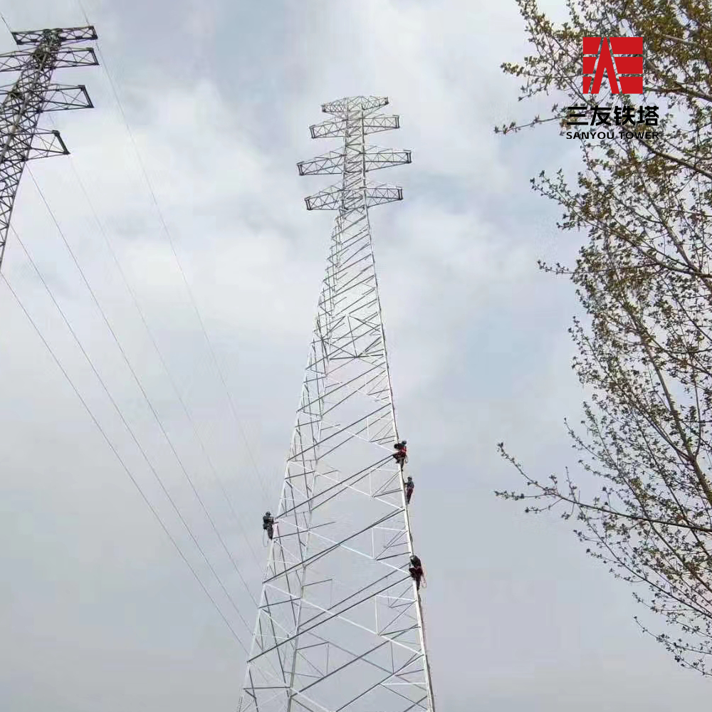 Durable Angle Steel Tower for Structural Support