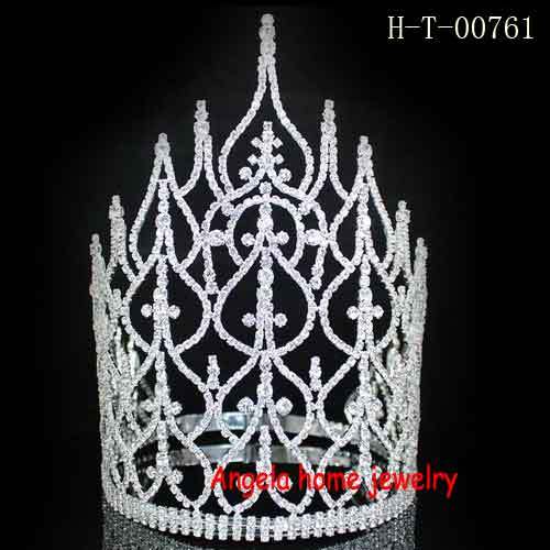 Wholesale tall pageant crown,king crown