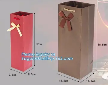 Cardboard Gift Shopping Paper Bag, paper gift bag with ribbon bow tie, Shopping Gift Paper Bag For Children Clothes