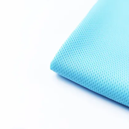 Polyester Birds Eye Mesh Jersey Fabric for Sportswear Sublimation