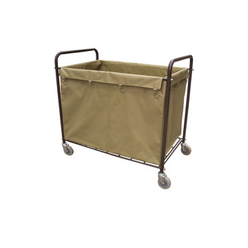 Easy Cleaning Hotel Trolley | Laundry Hamper Trolley | Hospital Linen Trolley