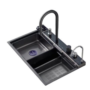 2024 Newest Multifunctional Nano Blue Whale Waterfall Smart Kitchen Sink