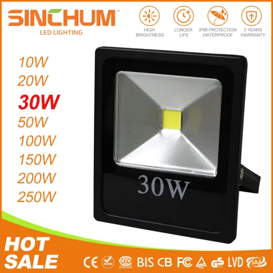 high quality 30w aluminum waterproof IP65 led aquarium flood light