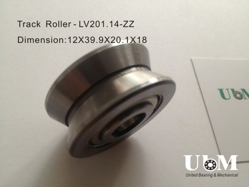 LV201.14-Zz, Track Rolelr Bearing, Guide Bearing, LV Series Bearing