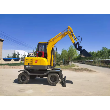 4 tonluk tekerlek kazıcı: Çok fonksiyonlu bahçe tekerleği ekskavatörü SD40W
