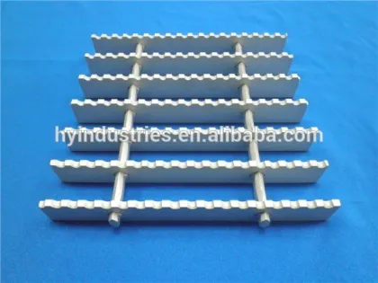 Safe anti-slip architectural floor grating