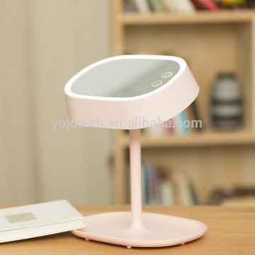 Dimmable LED Lighted Tabletop Vanity Mirror