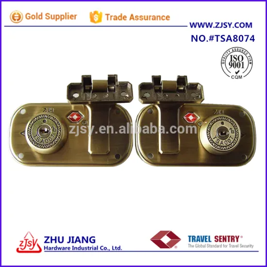 TSA8074 Keyed Hard Case Lock Part Brush Antique Color