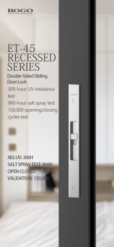 ET-45 Double-Sided Sliding Door Lock