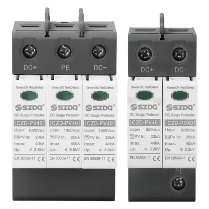 PV SPD Protection: 2P & 4P Surge Protector for Lightning Protection in PV Systems
