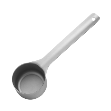 Durable Titanium Coffee Spoon Measuring Scoop - 35ml/20ml Reusable for Coffee Beans and Whey Protein Powder