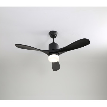 Ventilatore da soffitto nero moderno di nuova moda