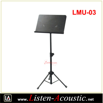 LMU-03 Black Easy Installation Audio Metal Music Stand