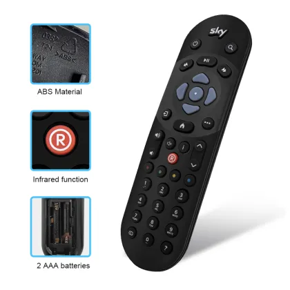 Universal Infrared Remote Control for Sky Q Set Top Box