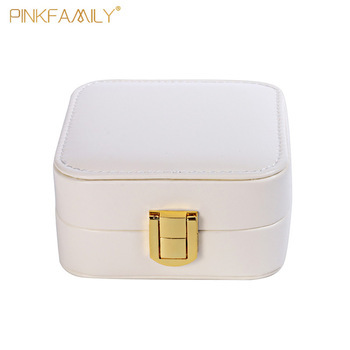 White clear jewellery gft box with lid for your kids