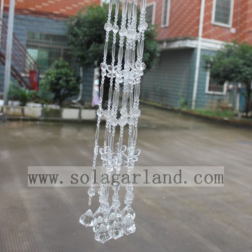 Fashion Butterfly Style Crystal Bead Sheer Curtains Fashion, High Quality Curtains