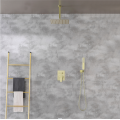 SHAMANDA Ceiling Mounted Brass Shower Set