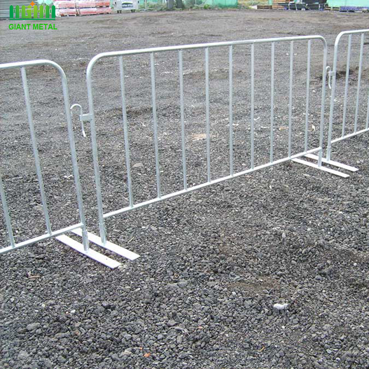 Customized metal crowd control barrier/portable barricades